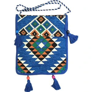 Anatolia Heybe Çanta Bereket Mavi