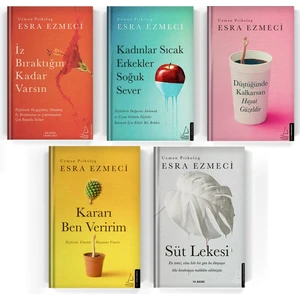 İz Bıraktığın Kadar Varsın - Kadınlar Sıcak Erkekler Soğuk Sever - Kararı Ben Veririm - 5 Kitap - Esra Ezmeci