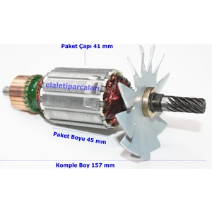 Tipi 5800 Endüvi Rotor Kollektör