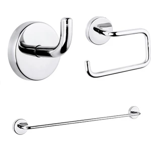 Banyo Tenox 3'lü Aksesuar Seti Uzun Havluluk + Askılık + Kağıtlık