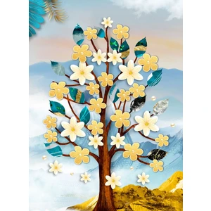 Nova Puzzle 1000 Parça Altın Sarısı Ağaç Puzzle