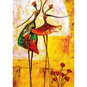 Nova Puzzle Nova 1500 Parça Dans Eden Kızlar Mini Puzzle Yüksek Kalite Karton ile Üretilmiştir