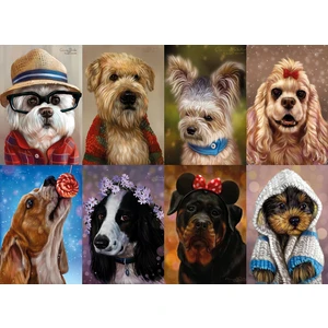 Nova Puzzle 1000 Parça Puzzle - Sevimli Köpek Yavruları