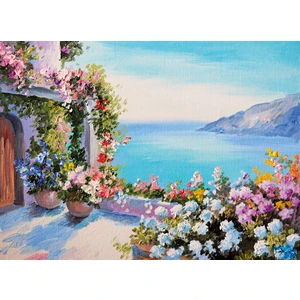 Nova Puzzle Deniz Kenarındaki Ev Puzzle - 1000 Parça - 41071