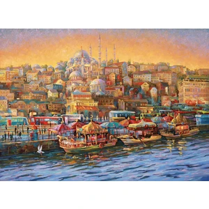 Nova Puzzle 1000 Parça İstanbul Eminönü Balıkçıları Puzzle - Nikolay Sivenkov