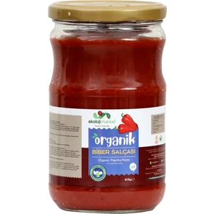 Ekoloji Market Organik Tuzsuz Biber  Salçası 610 gr