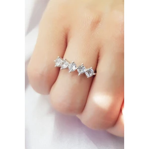 Lieza Jewelry Gümüş Beştaş Yüzük