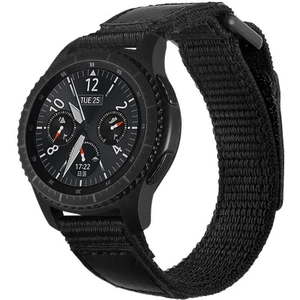 Nezih Case Huawei Watch Gt3 46MM Uyumlu 22MM Magic Nylon Kordon Siyah