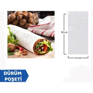 Dürüm Poşeti 14CM. x 28CM.