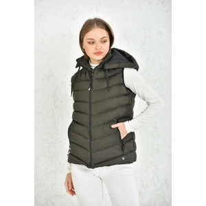 Unisex Jel Dolgu Kapüşonlu Şişme Yelek