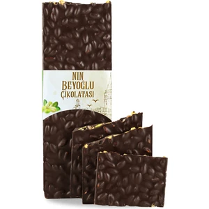 Nin Chocolate Fıstıklı Beyoğlu Çikolatası Bitter 250G