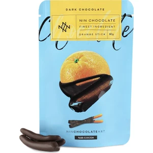 Nin Chocolate Bitter Çikolata Kaplı Portakal Stick 80G