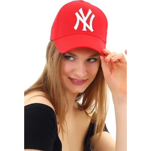 Kırmızı Ny Kadın Şapka