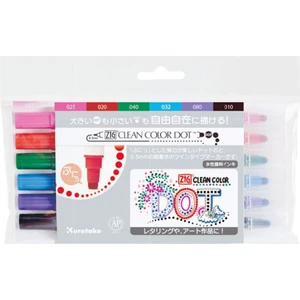 Clean Color Dot Çift Uçlu Marker Kalem 6lı Set