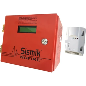 Nofıre Lcd Göstergeli Elektromekanik Deprem Sensörü