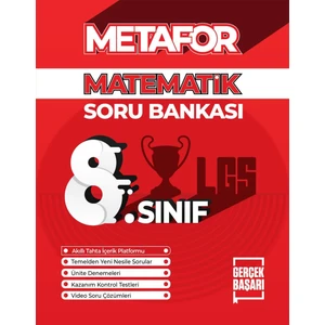 Metafor Yayınları 8.Sınıf Matematik Soru Bankası
