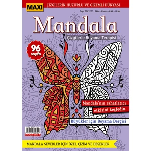 Mandala Çizgilerle Boyama Terapisi 2021/03