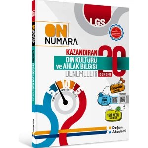 Doğan Akademi LGS On Numara Din Kültürü ve Ahlak Bilgisi Branş Denemeleri
