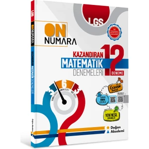 Doğan Akademi LGS On Numara Matematik Branş Denemeleri