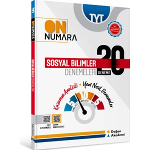 Doğan Akademi TYT On Numara Sosyal Bilimler 20'li Branş Deneme
