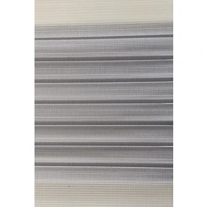 Clarıss Home Pliseli Gri Zebra Stor Perde Mutfak Ofis Cam Balkon
