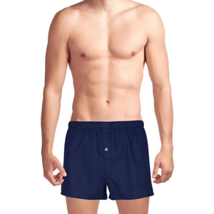 The Don Lacivert Desenli Yırtmaçlı Erkek Boxer