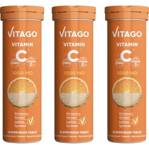C Vitamini, D Vitamini Ve Çinko Içeren 10’Lu Efervesan Tablet