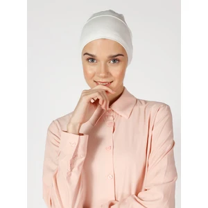 Dikişsiz Bone - Krem - Ecardin