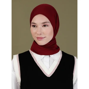 Penye Eşarp - Bordo - Ecardin