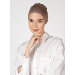 Dikişsiz Bone - Koyu Vizon - Ecardin