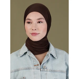 Penye Eşarp - Açık Kahverengi - Ecardin