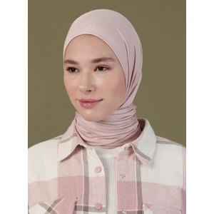 Penye Eşarp - Pudra - Ecardin