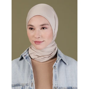 Penye Eşarp - Açık Vizon - Ecardin