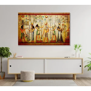 Antik Mısır Duvar Yazıtları Kanvas Tablo