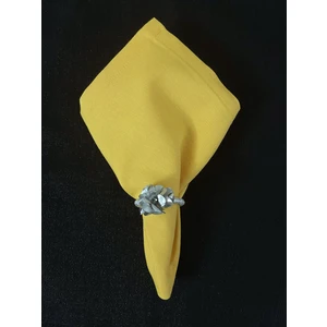 Zeren Home Sıvıya Dayanıklı Servis Peçetesi Sarı 35 x 35 & Yüzük