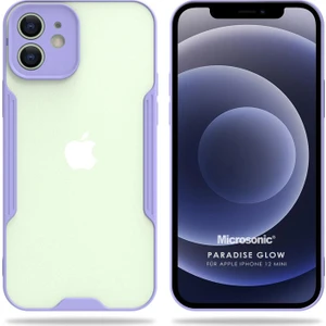Apple iPhone 12 Mini Kılıf Paradise Glow Lila
