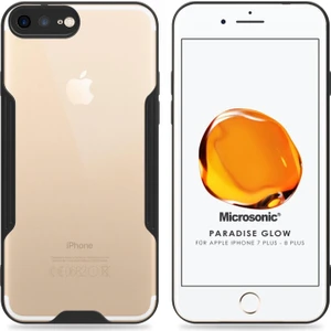 Apple iPhone 8 Plus Kılıf Paradise Glow Siyah