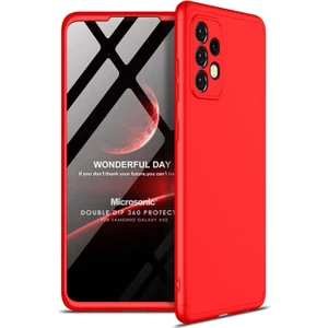 Samsung Galaxy A52S Kılıf Double Dip 360 Protective Kırmızı