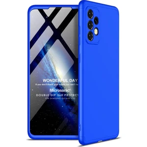 Samsung Galaxy A52S Kılıf Double Dip 360 Protective Mavi