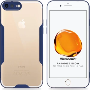 Apple iPhone 8 Plus Kılıf Paradise Glow Lacivert