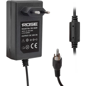 RA-1620 Rca Fişli 16 Volt - 2 Amper Priz Tipi Rca -Tos Fişli Santral Adaptörü