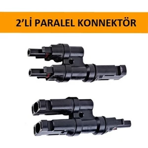 Solar Panel Y Paralel Bağlantı Konnektör Dişi Erkek Set