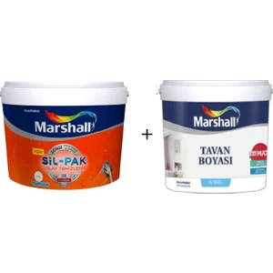 Sil-Pak 10 Kat Daha Fazla Silinebilir-Leke Tutmaz Boya 15 Lt + Tavan Boyası 10.5 Lt