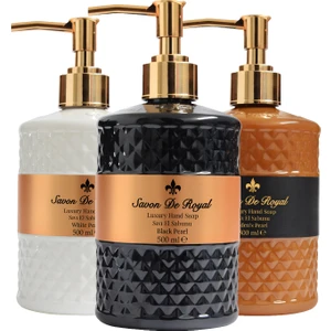 Savon De Royal Luxury Vegan Pearl Sıvı Sabun Karma Paket 3 x 500 ml
