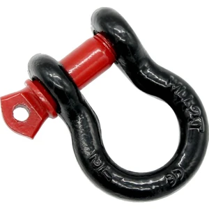 3/4 "tow Römork Kancası Kırmızı Siyah Yay Kelepçesi Clevis D-Yüzükler (Yurt Dışından)