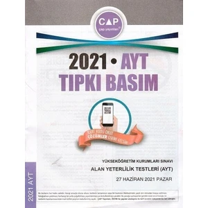 Çap Yayınları 2021 AYT Tıpkı Basım