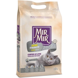 Mır mır Mırmır Aktif Karbonlu Bentonit Süper Topaklanan Kedi Kumu 10LT