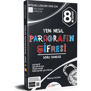 Paragrafın Şifresi Yayınları 8.Sınıf Nesil Sözel Mantık