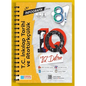 Evrensel İletişim Yayınları 8.Sınıf  Inkılap Tarihi ve Atatürkçülük IQ  Defter