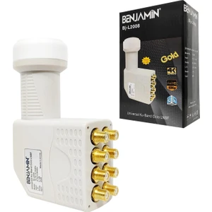 BJ-L2008 Lnb Sekizli (Octo) Gold 0.1db 3D 4K